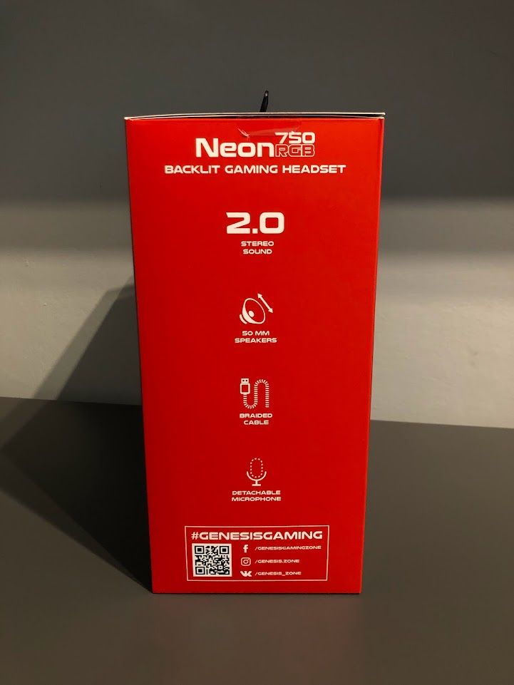Genesis Neon 750 opakowanie
