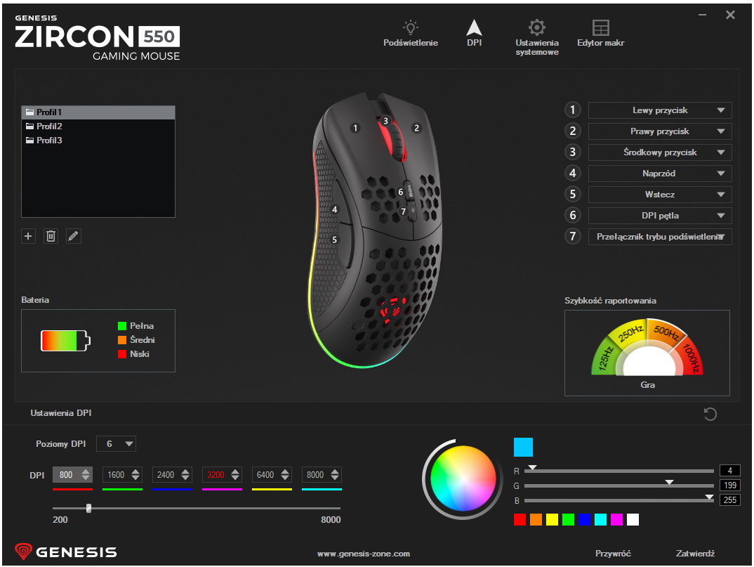 Genesis Zircon 550