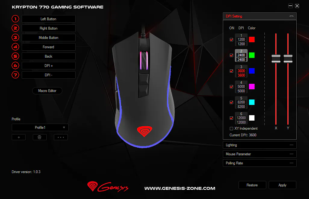 Genesis Krypton 770