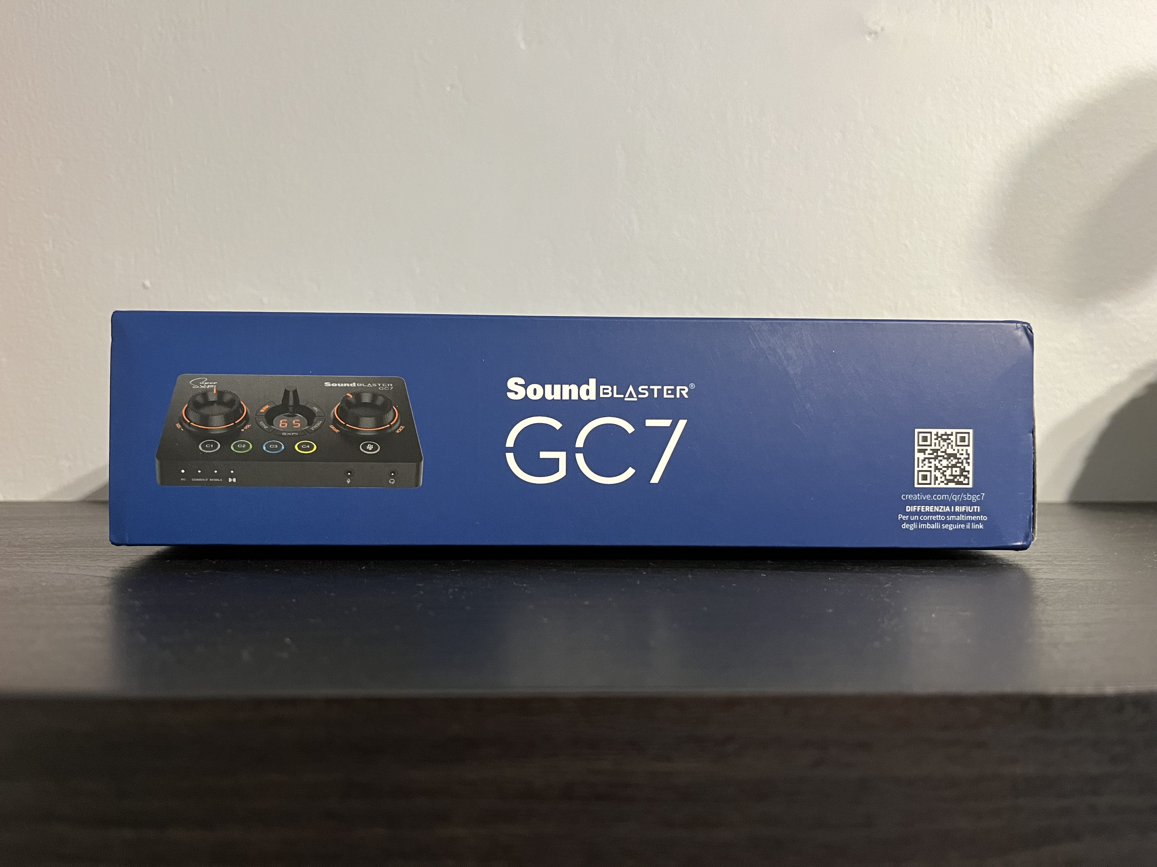 Test Creative Sound Blaster GC7 - interfejs audio dla graczy! 4 Sound Blaster GC7 Opakowanie Gora