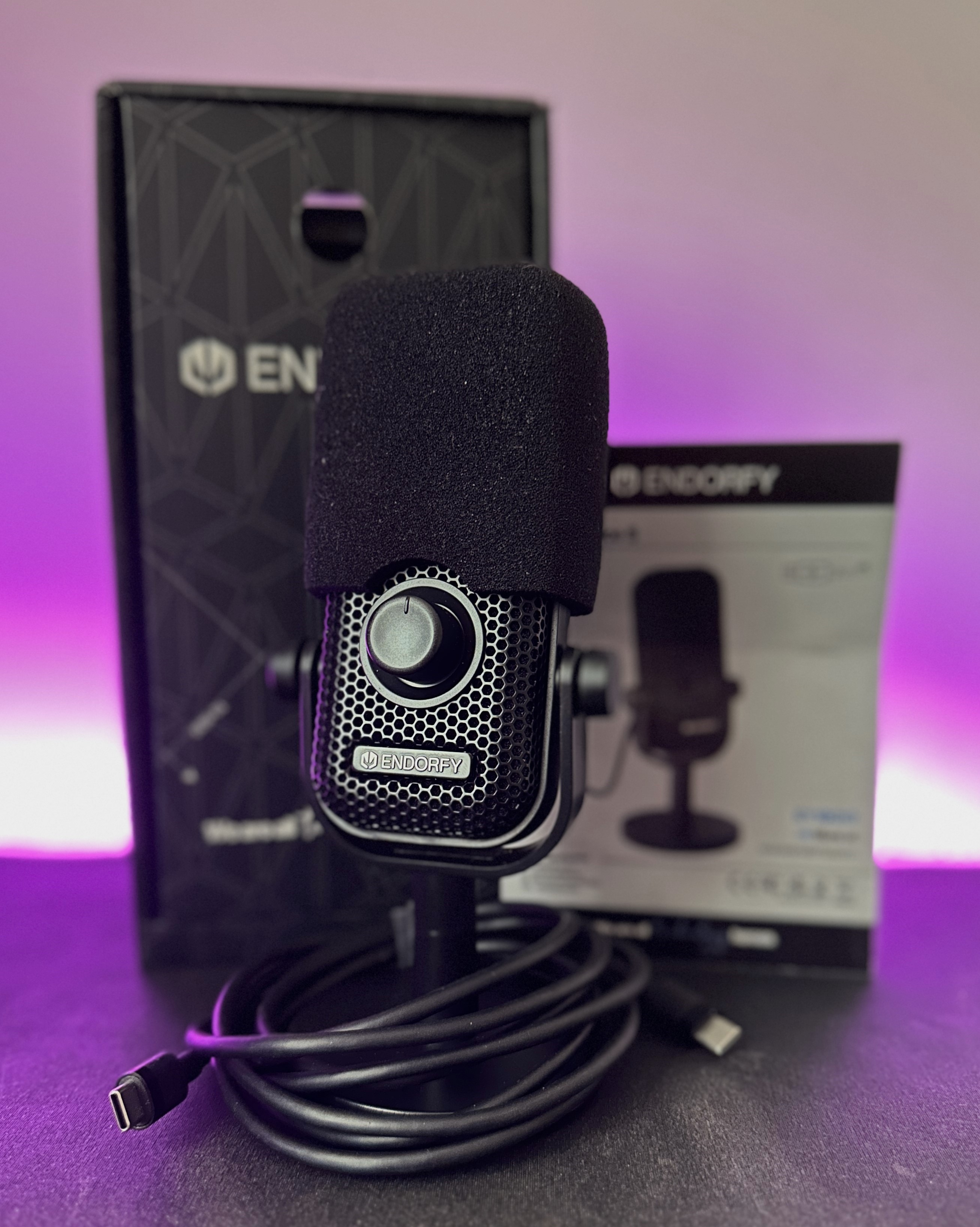 Recenzja ENDORFY Solum Voice S - kompletny mikrofon do 250 złotych 5 Zawartosc ciemniej
