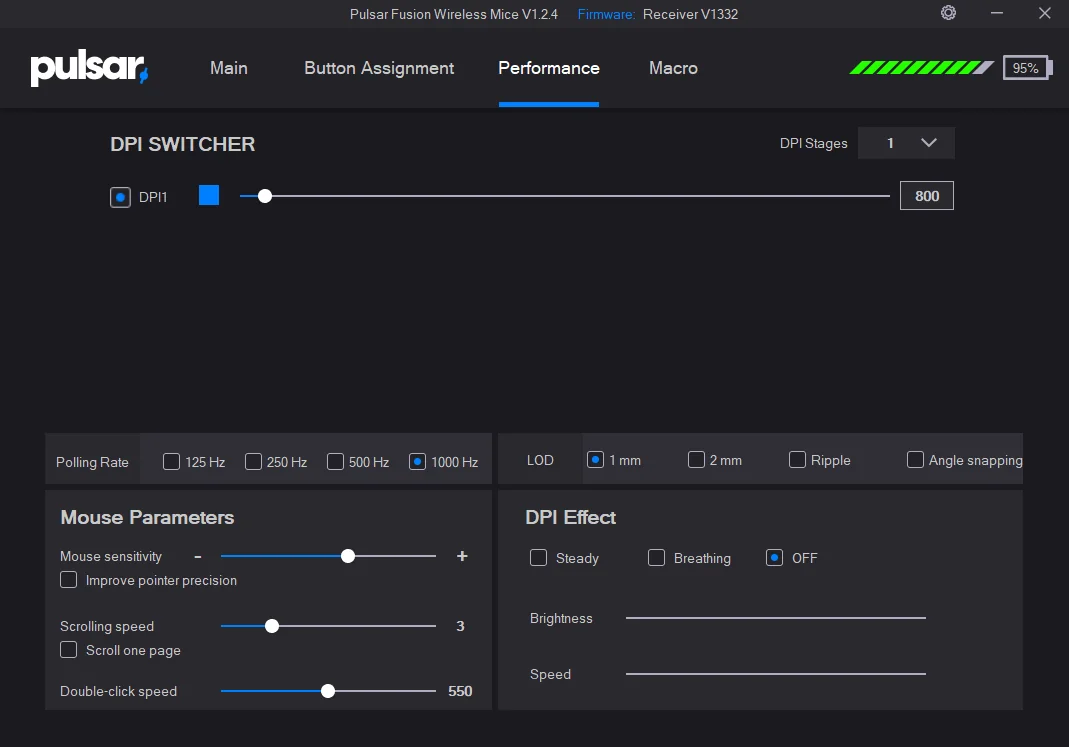Pulsar X2V2 Mini software