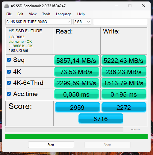 Szybki jak błyskawica! Test dysku SSD Hiksemi FUTURE 2TB