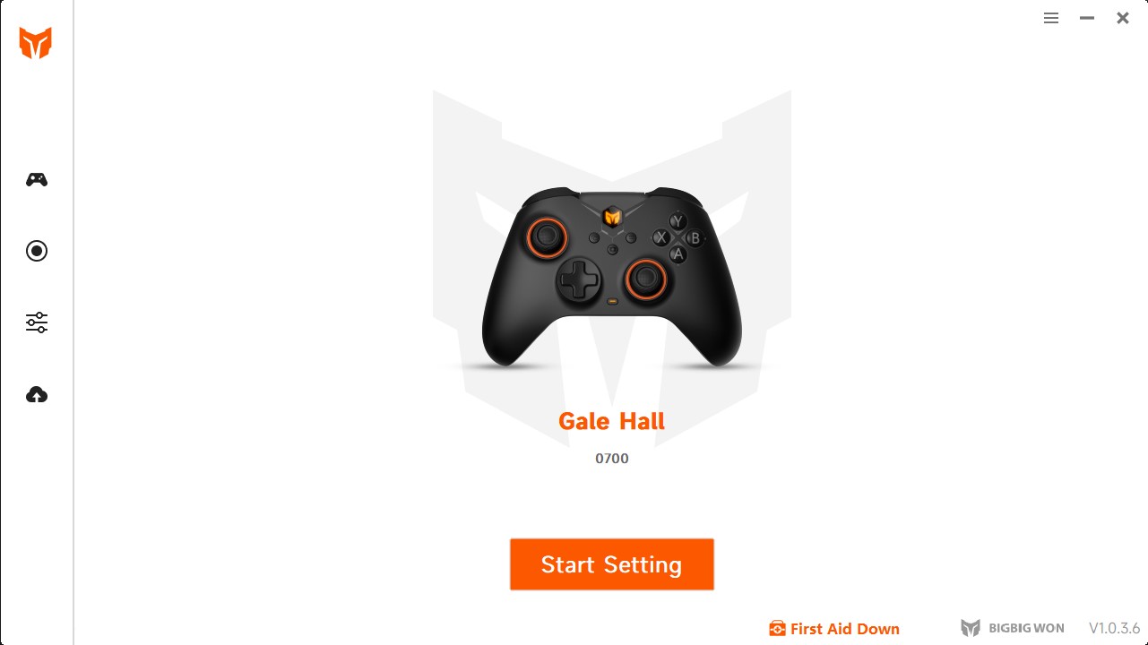 BigBig Won Gale Hall - software start