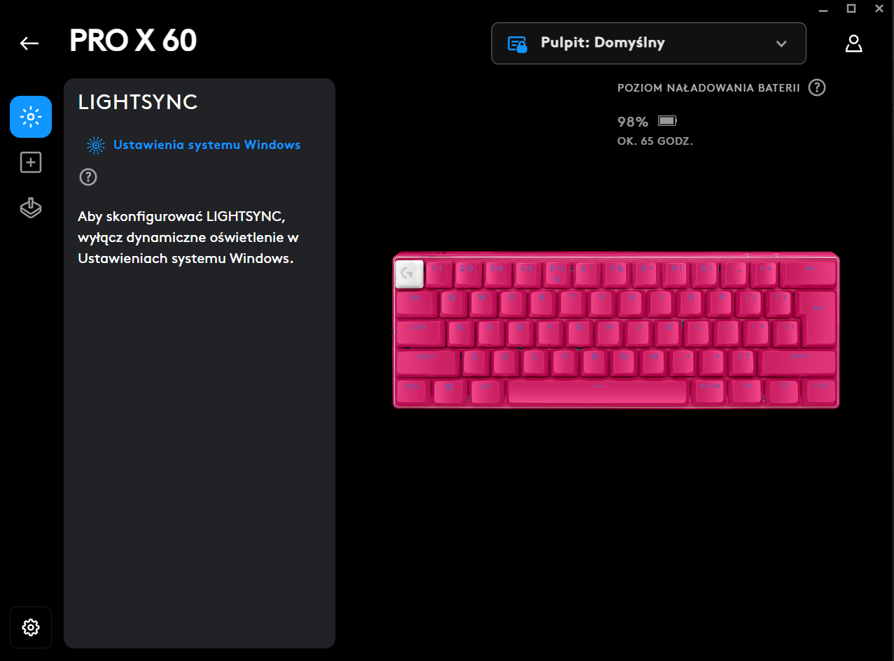 LOGITECH G PRO X 60 LIGHTSPEED