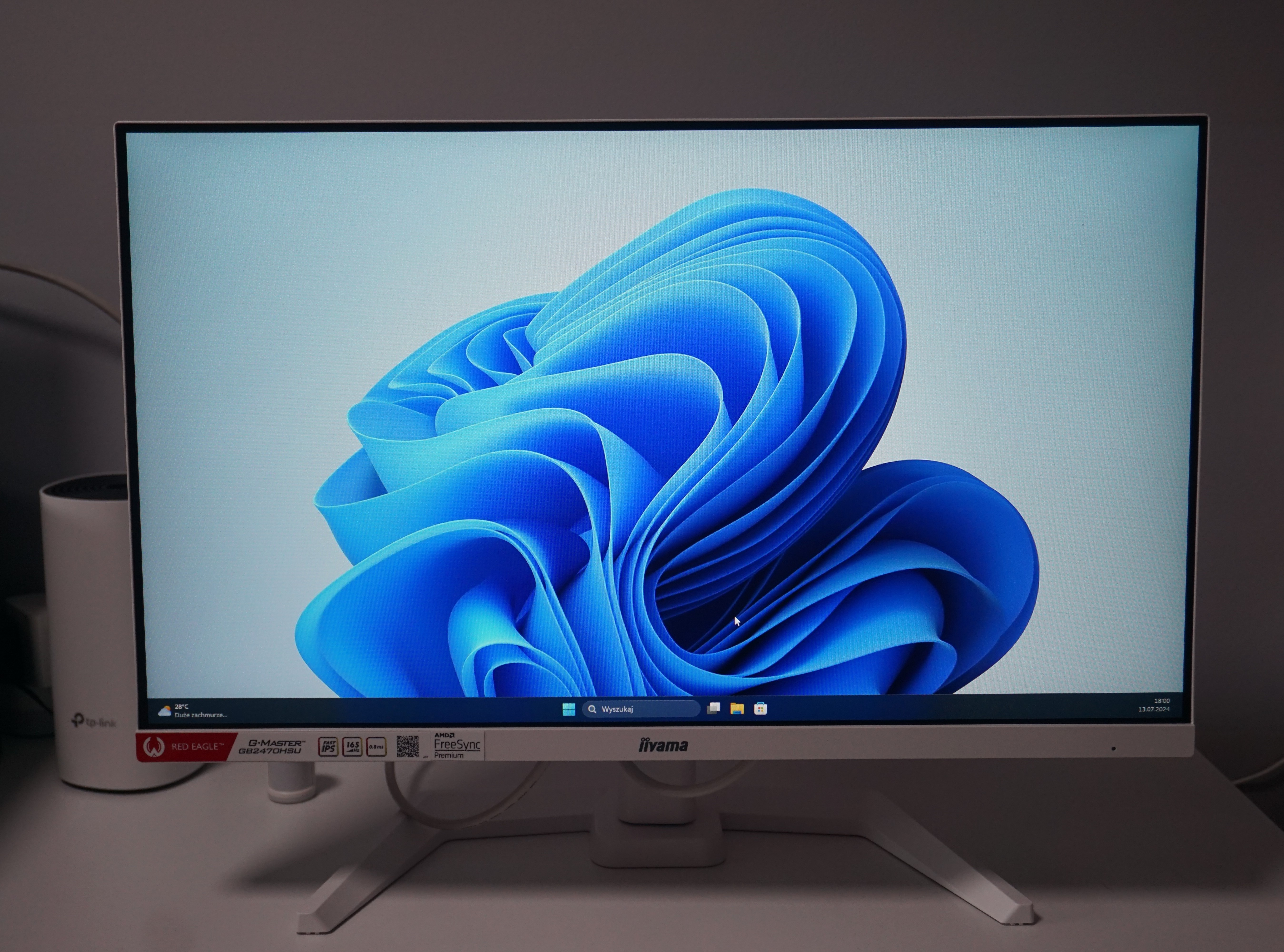 Test iiyama G-Master GB2470HSU - W5 Red Eagle - Biały i