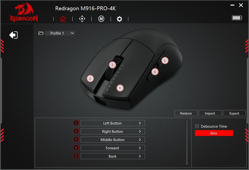Redragon K1NG Pro 4k apka3