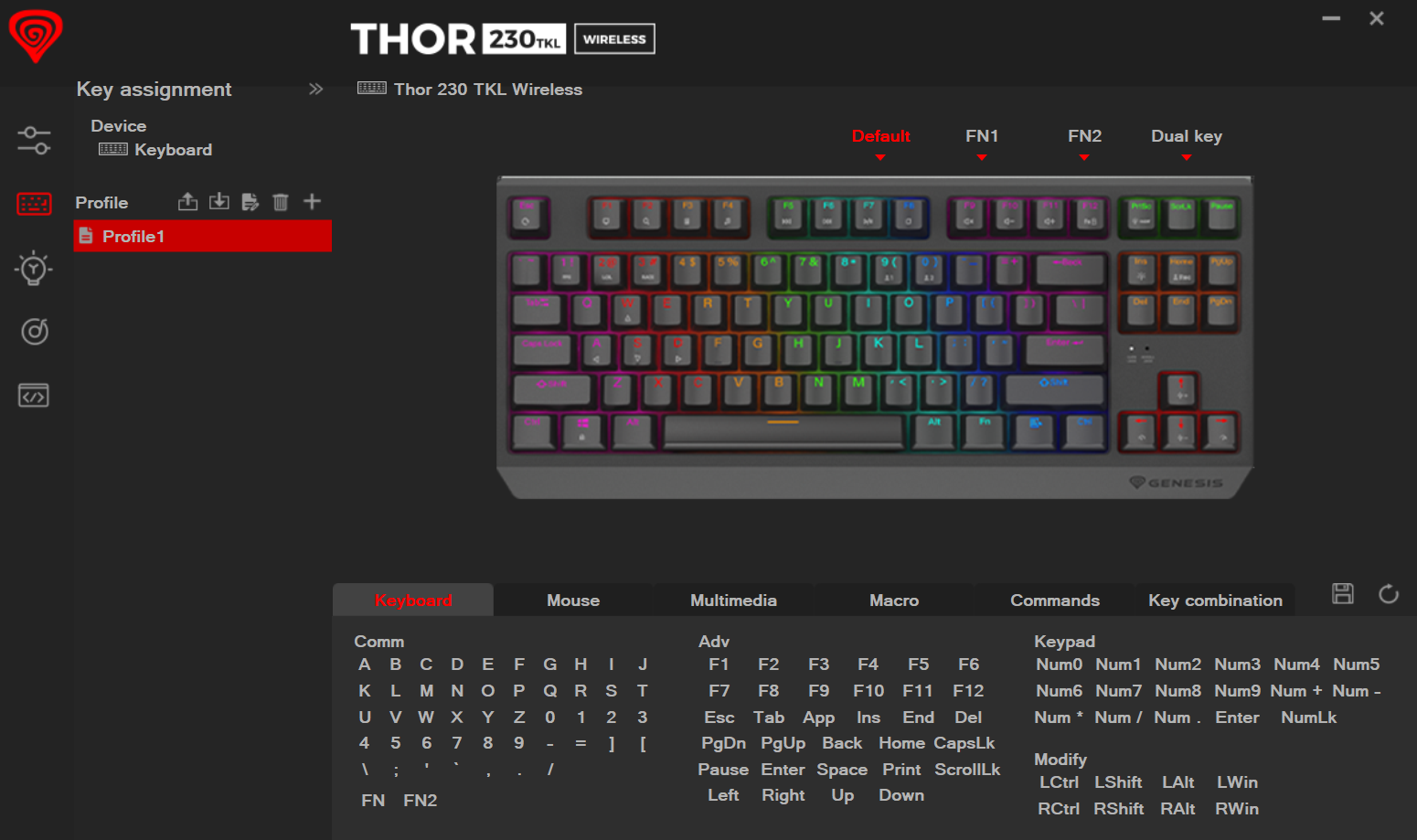 Genesis Thor 230 TKL Wireless