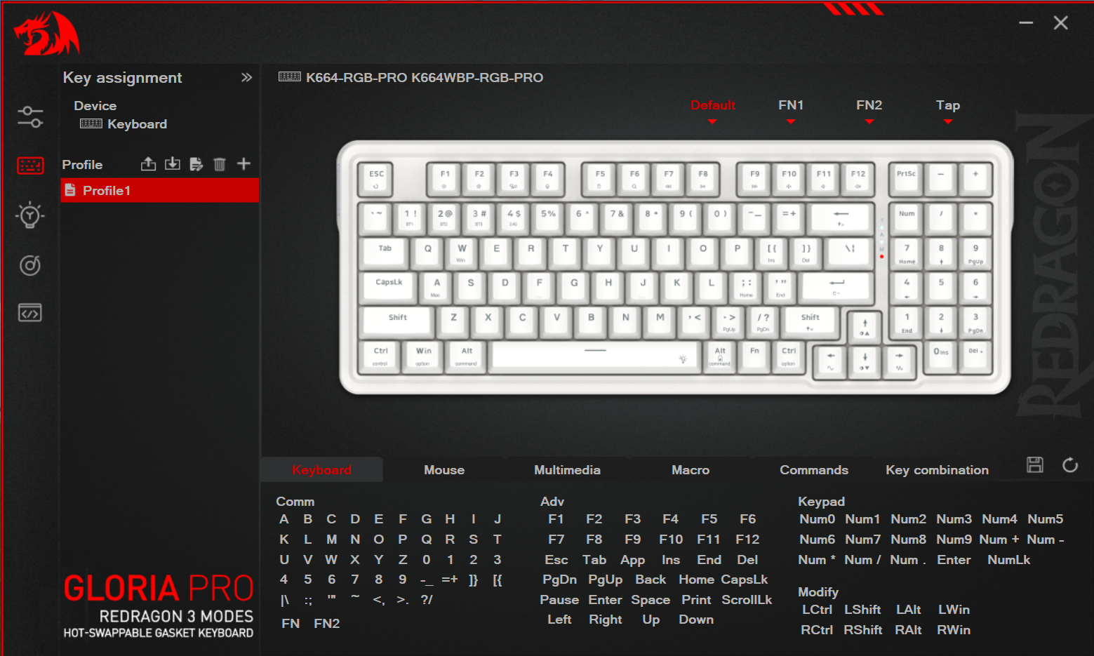 Redragon Gloria K644 PRO