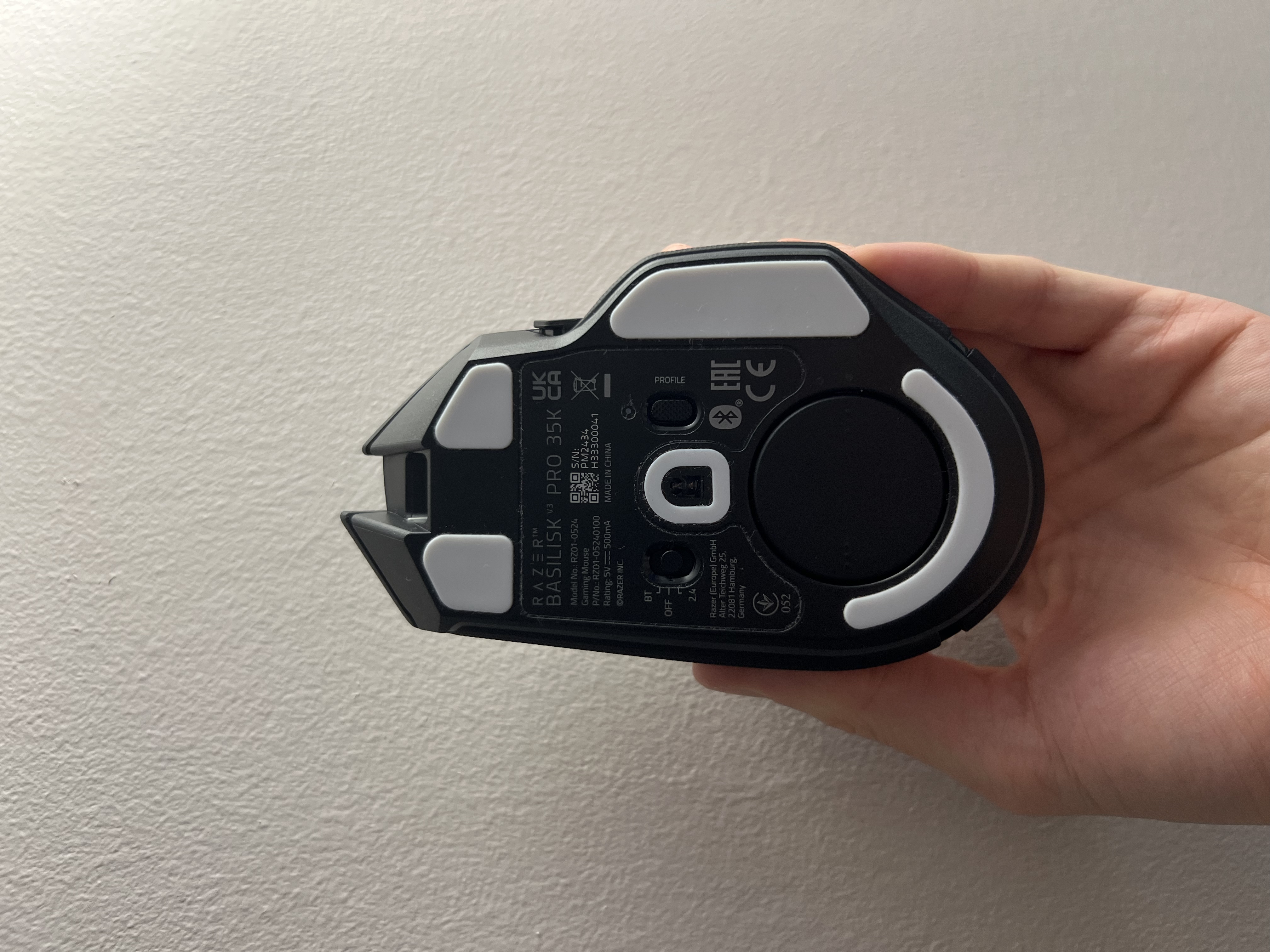 Razer Basilisk V3 Pro 35K - Tył