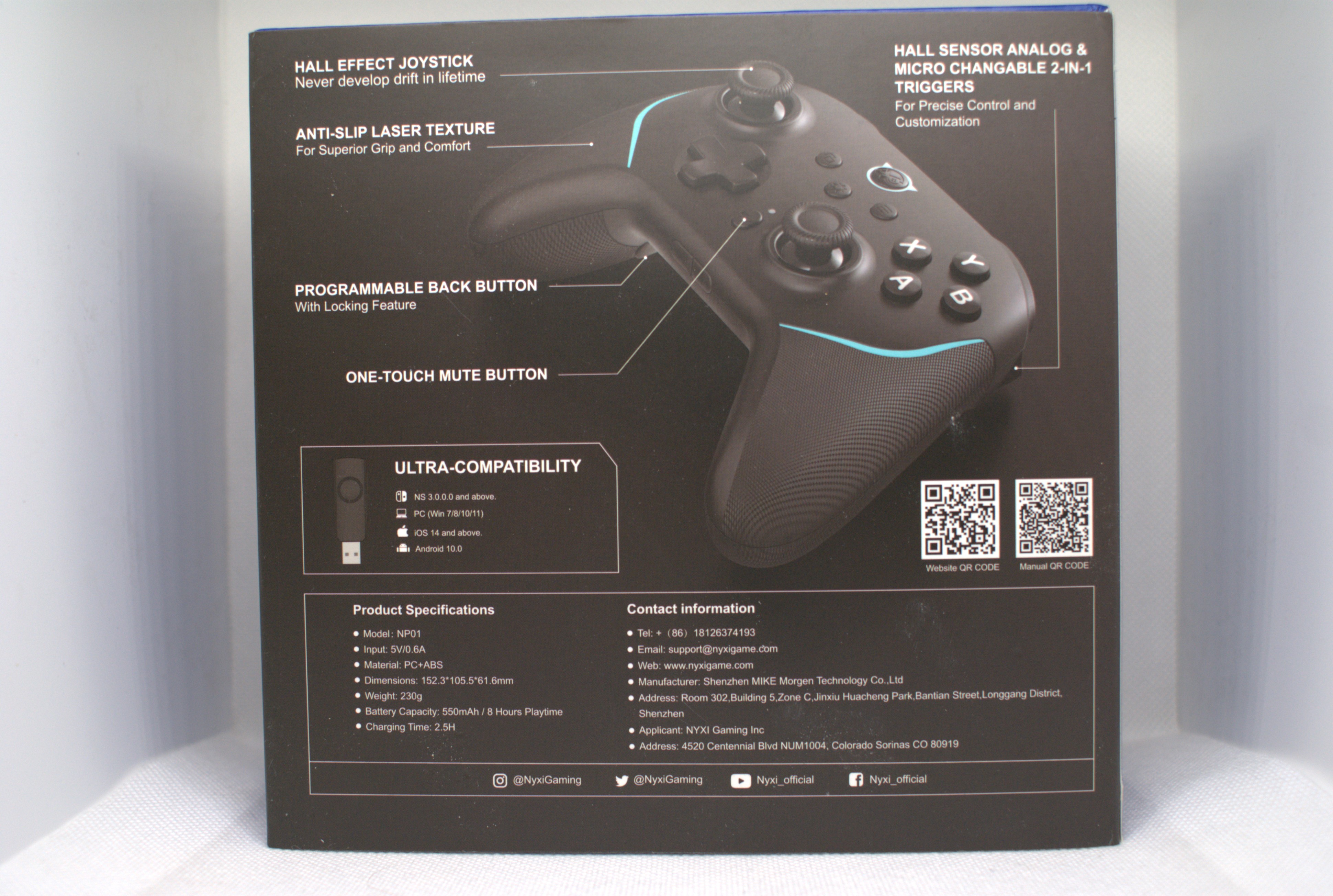 Nyxi Master P1 - box tył
