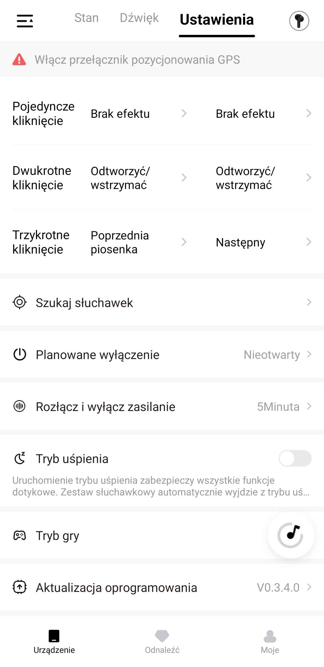 Słuchawki TWS na każdą kieszeń! Recenzja i test QCY T13 ANC2 5 QCY T13 ANC2 - ustawienia gestów