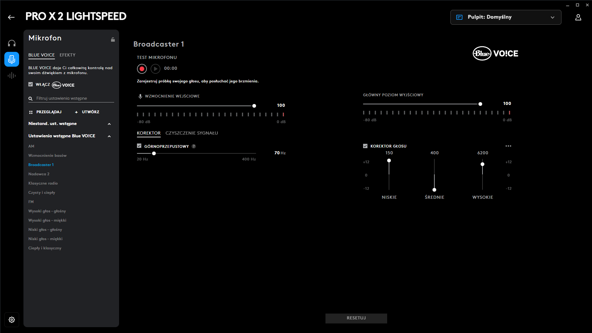 Test i recenzja Logitech G PRO X 2 LIGHTSPEED - Czy jakość sprostała oczekiwaniom? 11 Zrzut ekranu 2025 02 03 141845