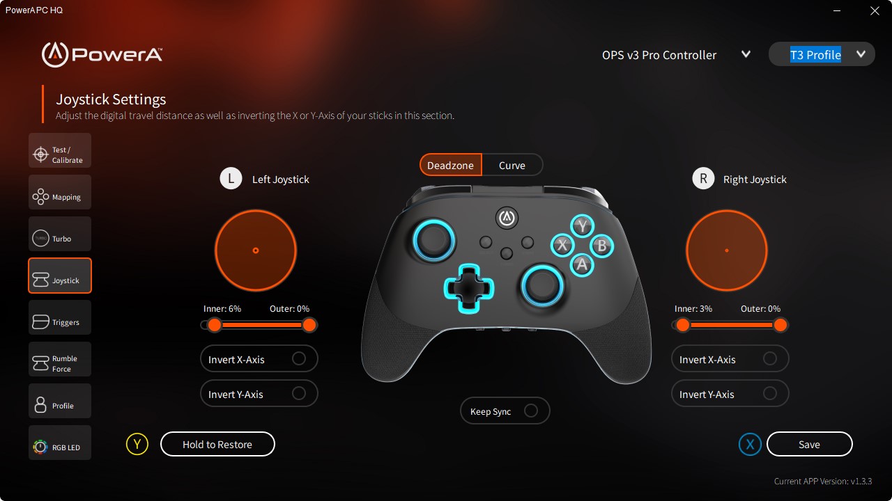 OPS V3 Pro - software analogi