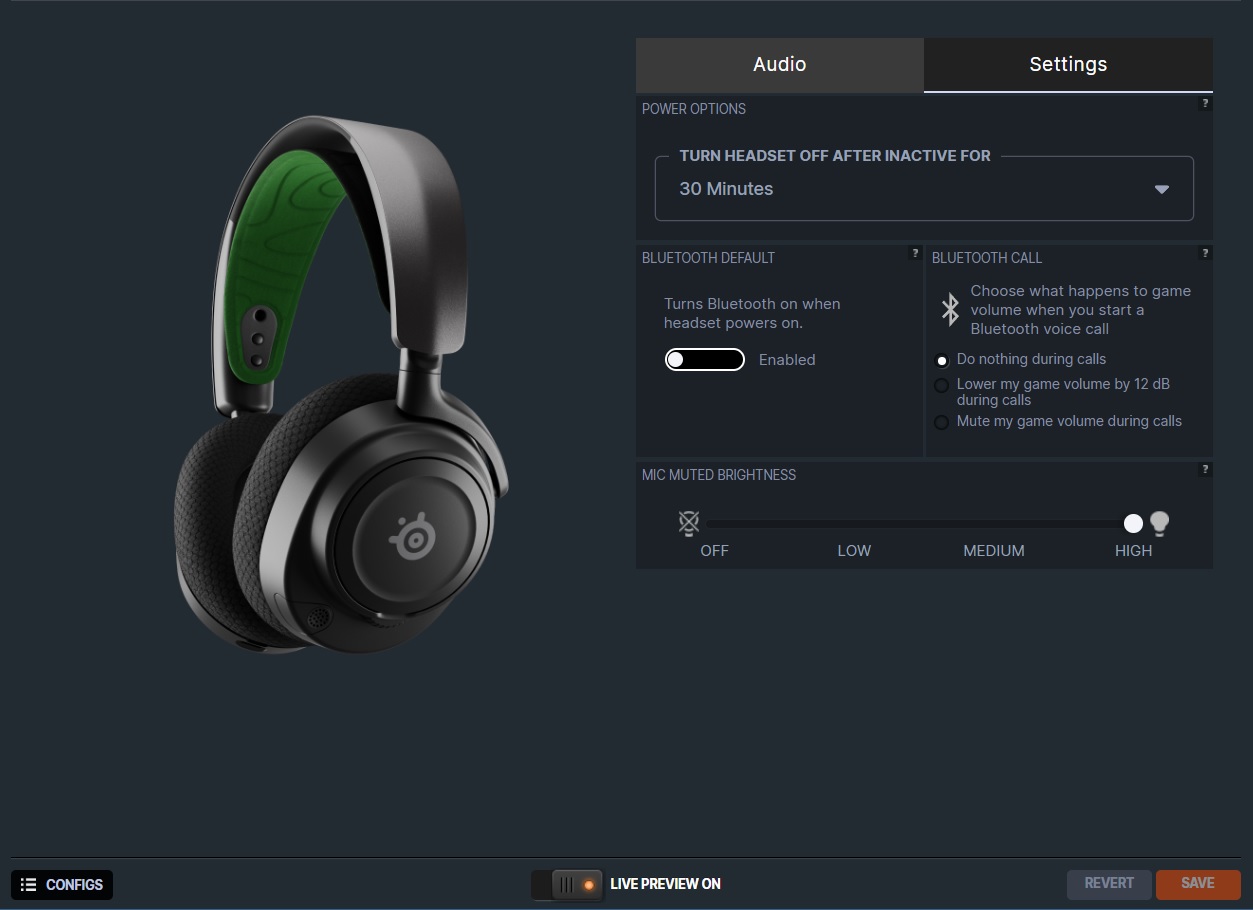 SteelSeries Arctis Nova 7x - aplikacja 2