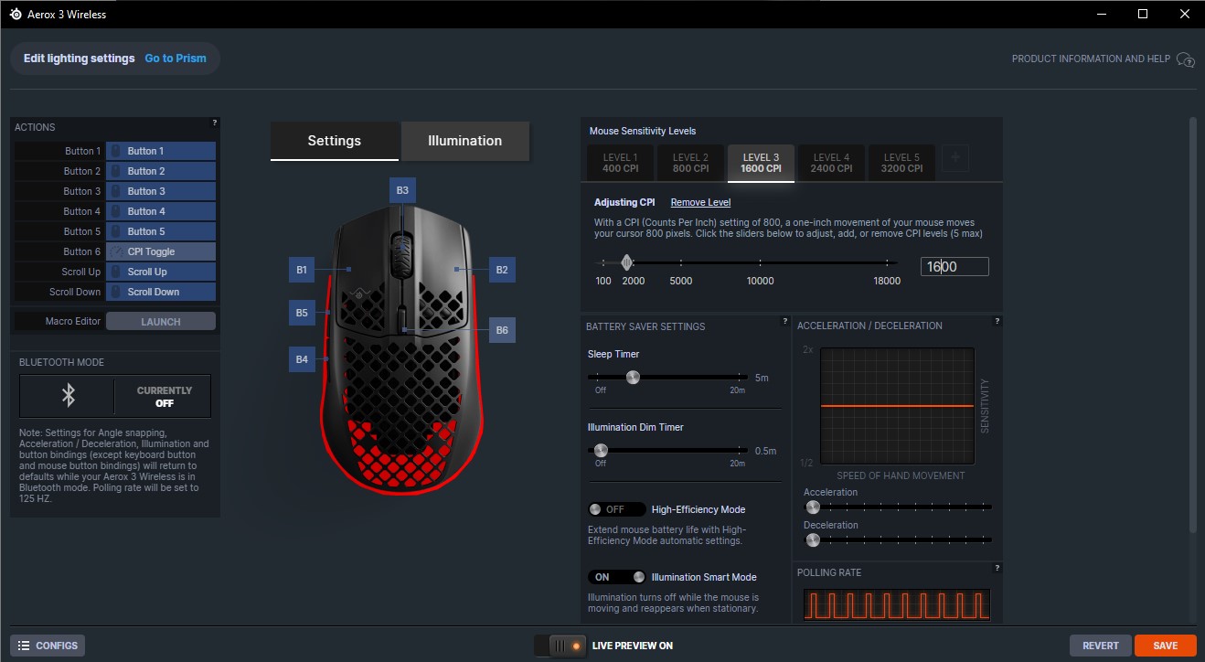 Test i recenzja SteelSeries Aerox 3 Wireless (2022) - stary, ale jary? 16 Aerox 3 Wireless oprogramowanie