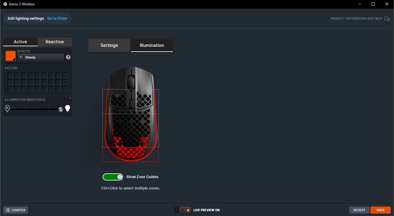 Test i recenzja SteelSeries Aerox 3 Wireless (2022) - stary, ale jary? 17 Aerox 3 Wireless oprogramowanie