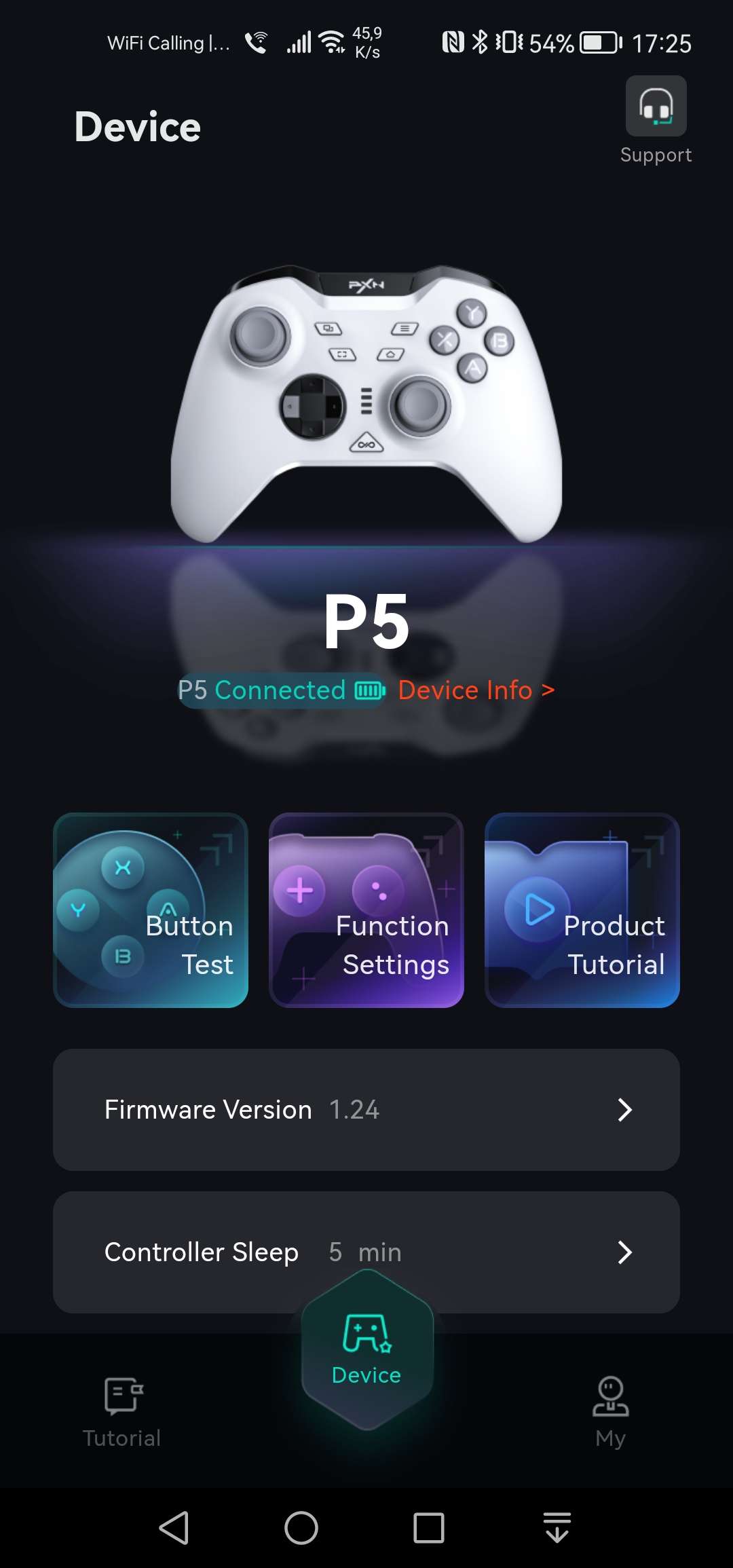 PXN P5 - software 2