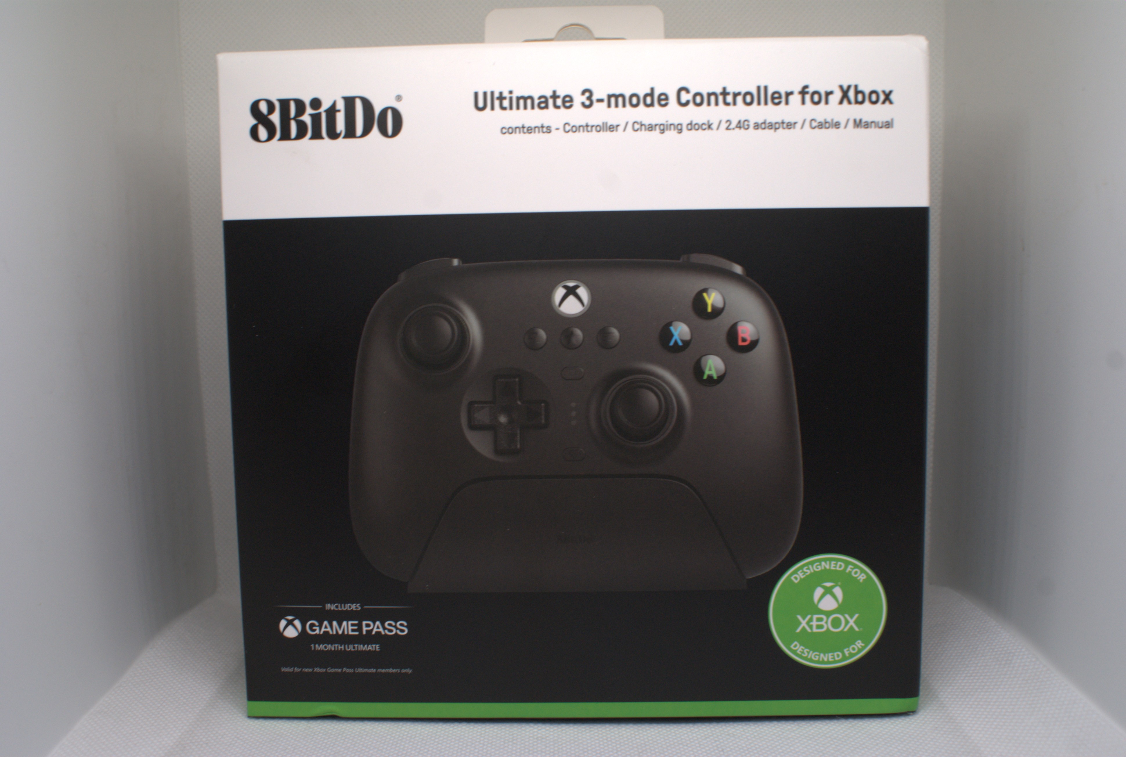 8BitDo Ultimate 3-Mode - BOX front