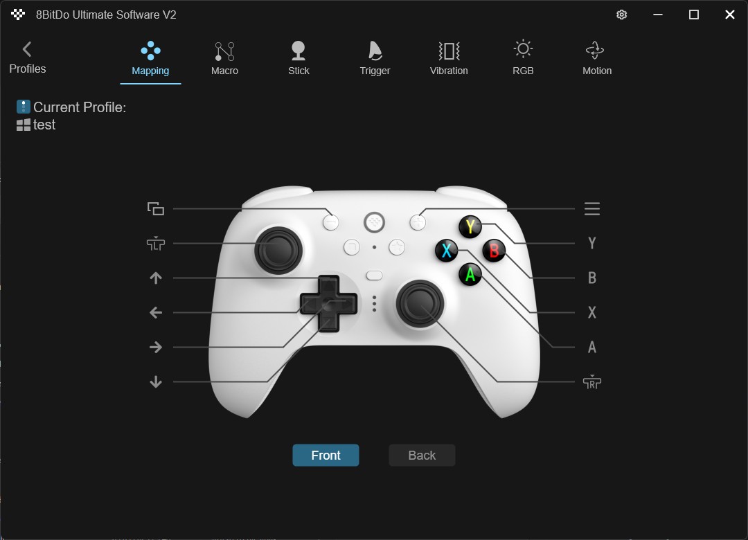 8BitDo Ultimate 2 - Software 1