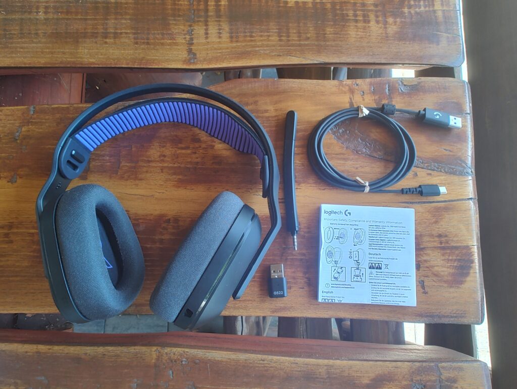 Logitech G522 Lightspeed - niewykorzystany potencjał! 5 Test Logitech G522 Lightspeed - zawartość