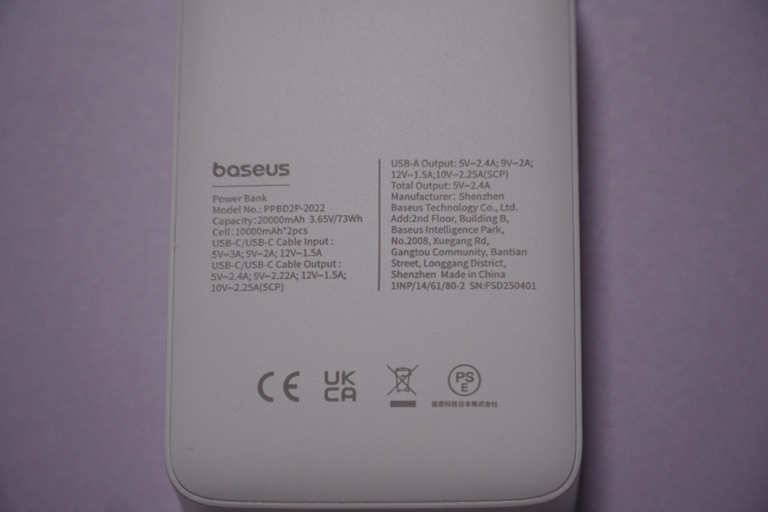Test i recenzja Baseus Bipow 2 Pro – Powerbank z wbudowanym kablem, który nie zawiedzie? 3 Baseus Bipow 2 Pro