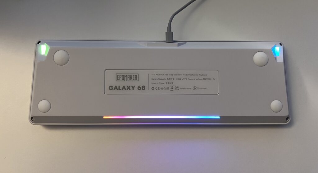 Epomaker Galaxy 68 - ledy