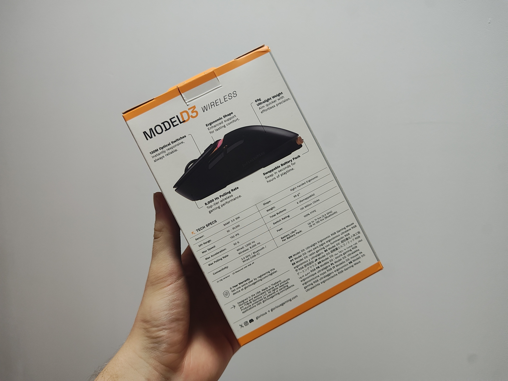 Test i recenzja Glorious Model D3 Wireless - szykuje nam się rewolucja! 5 Glorious Model D3 opakowanie