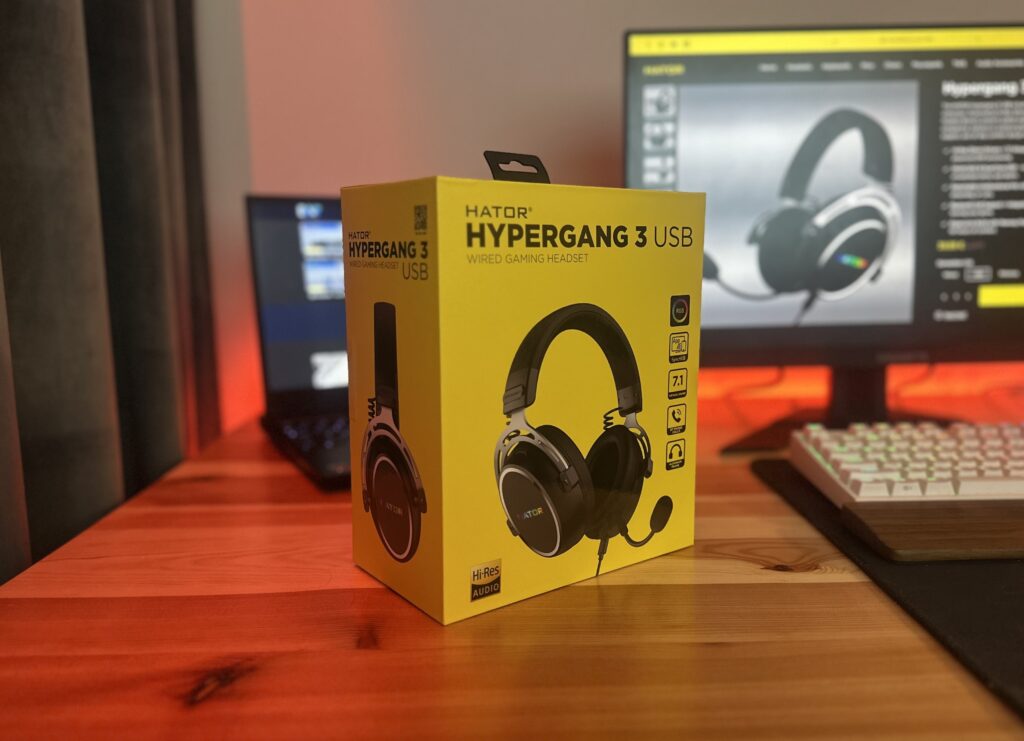 Recenzja Hator Hypergang 3 USB – konstrukcja dobrze znana, efekt już nie tak oczywisty 2 Pudelko przodem