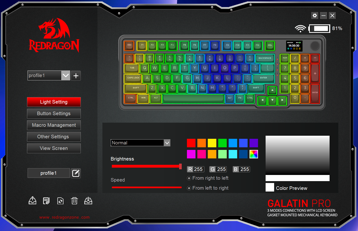 Redragon Artemis Galatin Pro
