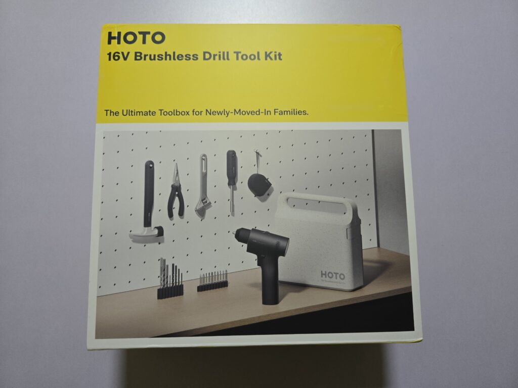 HOTO 16V Brushless Drill Tool Kit