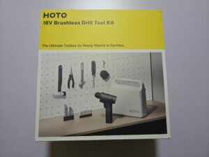 HOTO 16V Brushless Drill Tool Kit