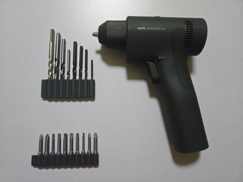 HOTO 16V Brushless Drill Tool Kit