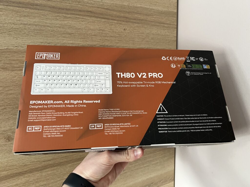 Test i recenzja Epomaker TH80 V2 Pro - Odważny design, ale czy coś jeszcze? 4 Opakowanie2