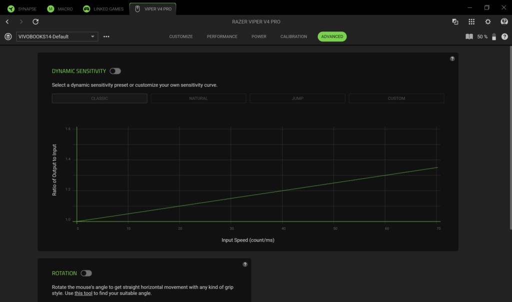 Razer Viper V4 Pro software